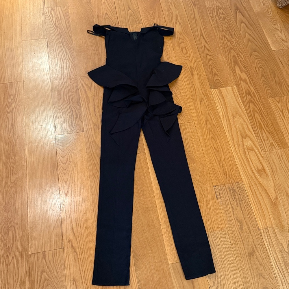 Elegant Black Skinny Jumpsuit